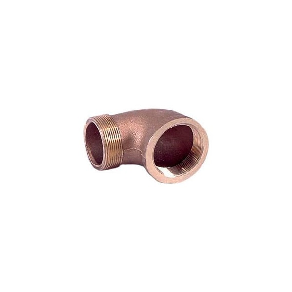 Merit Brass Co Brass 125 Lb Lead Free Fitting 3" 90 Degree Street Elbow NPT Male X Female XNL103-48 - main